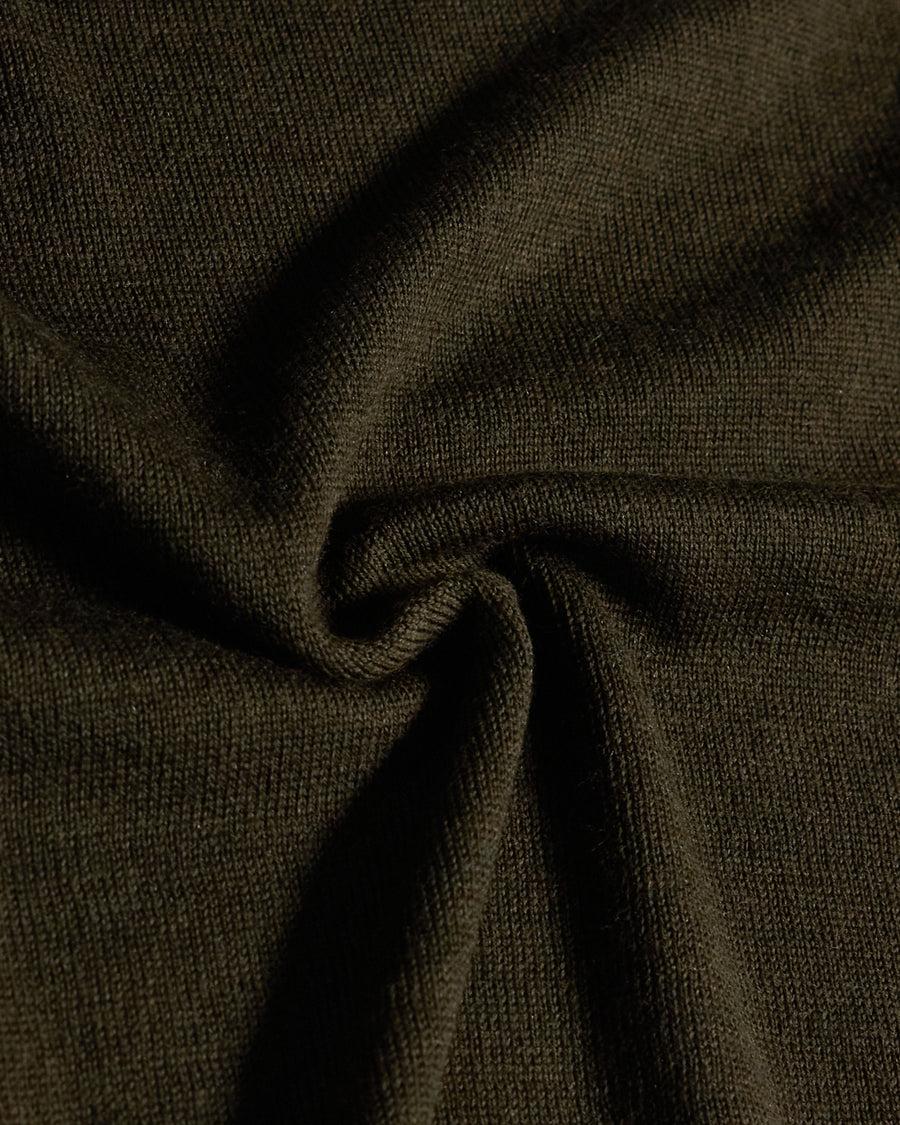 Scaglione ROUND NECK SEAMLESS MERINO ARMY 2025