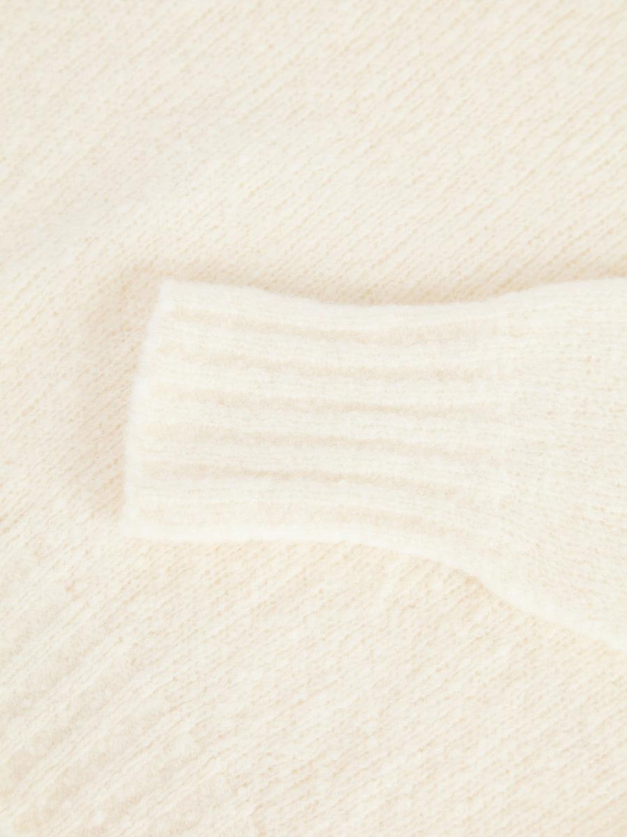 Scaglione TURTLE NECK SLIM PUFFED CASHMERE MILK Vendita