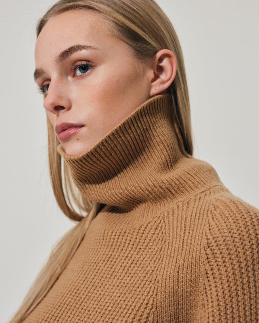 Scaglione ROUND NECK RAGLAN FISHERMAN CARAMEL Promozione