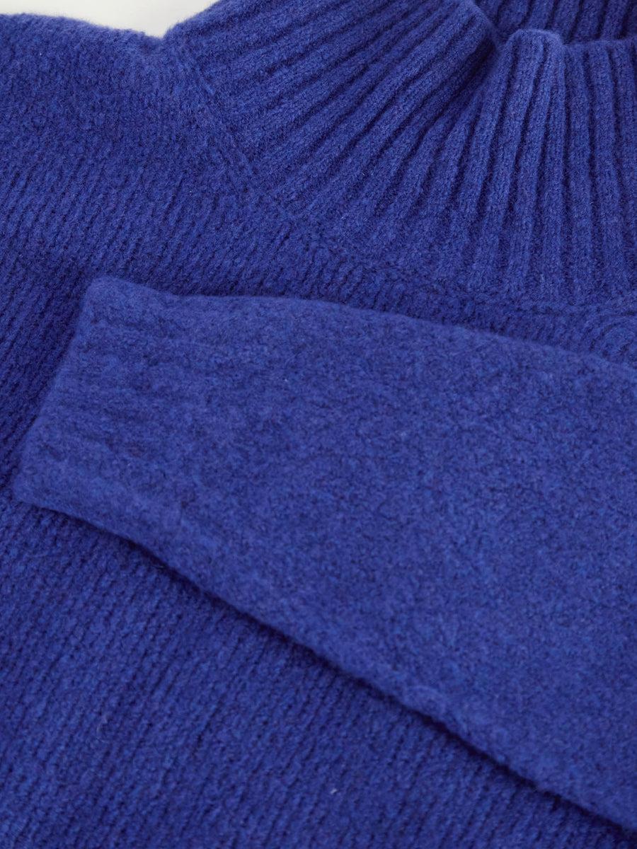 Scaglione TURTLE NECK OVER PUFFED CASHMERE ROYAL Outlet