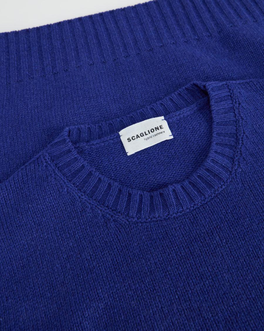 Scaglione ROUND NECK SOFT HYBRD CASHMERE LIMONGES Saldi Di Fabbrica