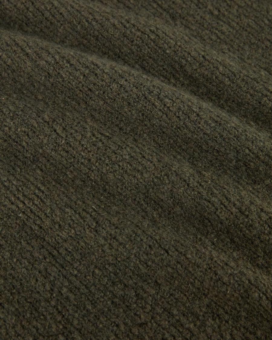 Scaglione TURTLE NECK SEAMLESS PUFFED CASHMERE CASHMERE FOREST Vendita calda
