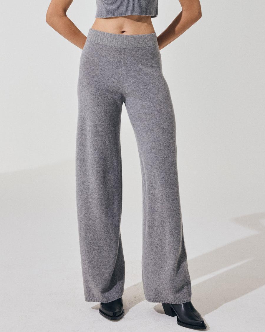Scaglione PANTS WIDE SEAMLESS GREY Super Saving Price