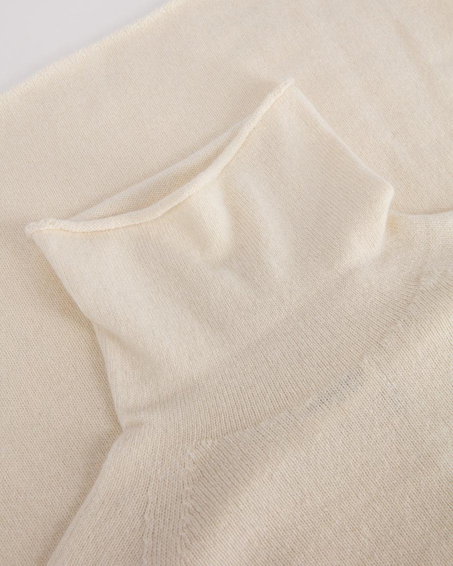 Scaglione TURTLE NECK RAGLAN SEAMLESS HYBRID CASHMERE MILK Enormi sconti