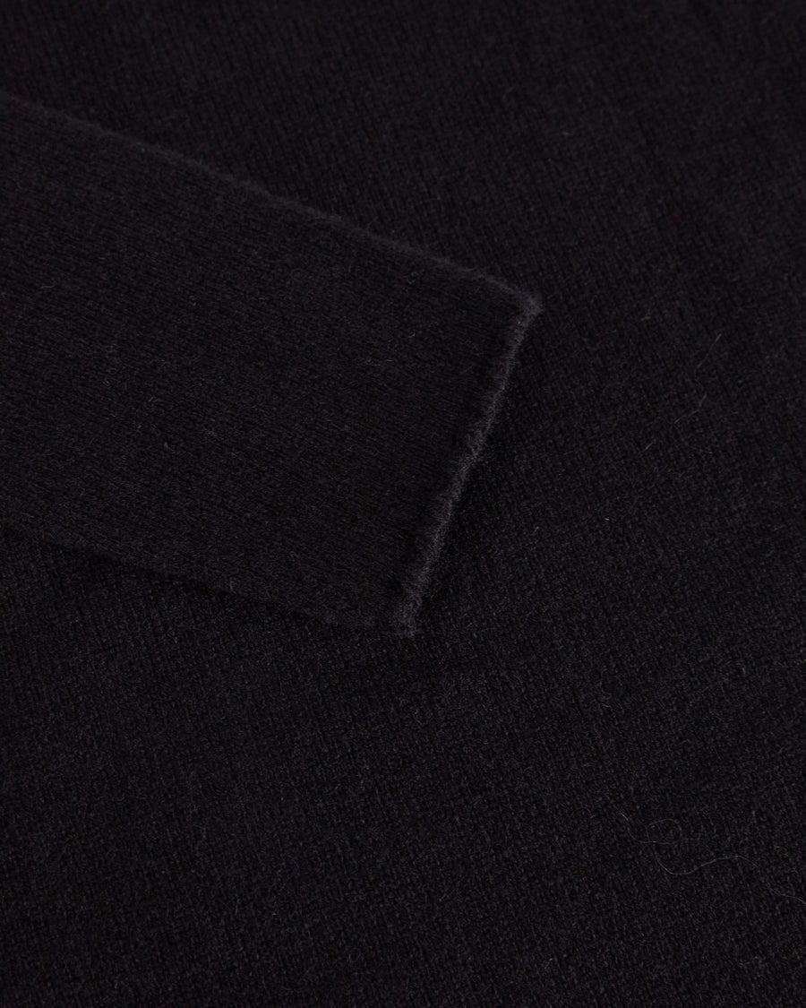 Scaglione TURTLE NECK RAGLAN SEAMLESS HYBRID CASHMERE BLACK 50% di sconto con spedizione gratuita