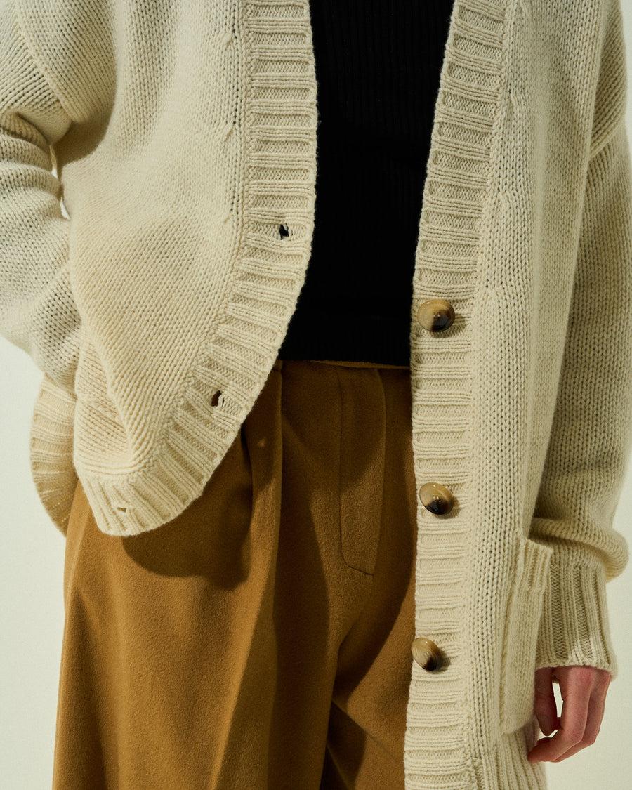 Scaglione CARDIGAN SUPERSOFT HYBRID MILK 50% di sconto per tempo limitato