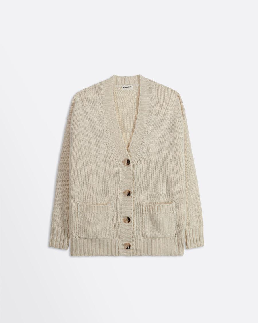 Scaglione CARDIGAN SUPERSOFT HYBRID MILK 50% di sconto per tempo limitato