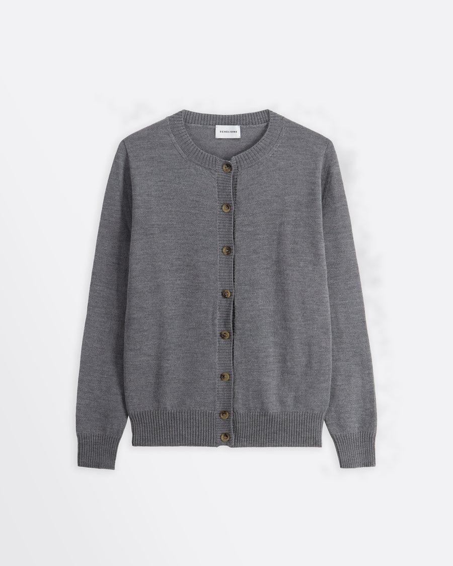 Scaglione REBECCA BASIC SLIM MERINO SMOG In Linea