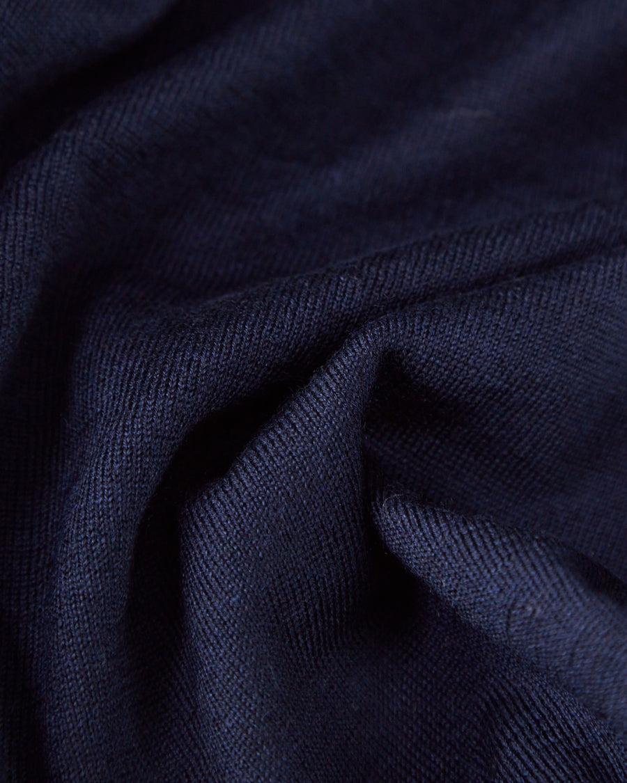 Scaglione TURTLENECK FINELUX SOLID NAVY Pezzi Unici