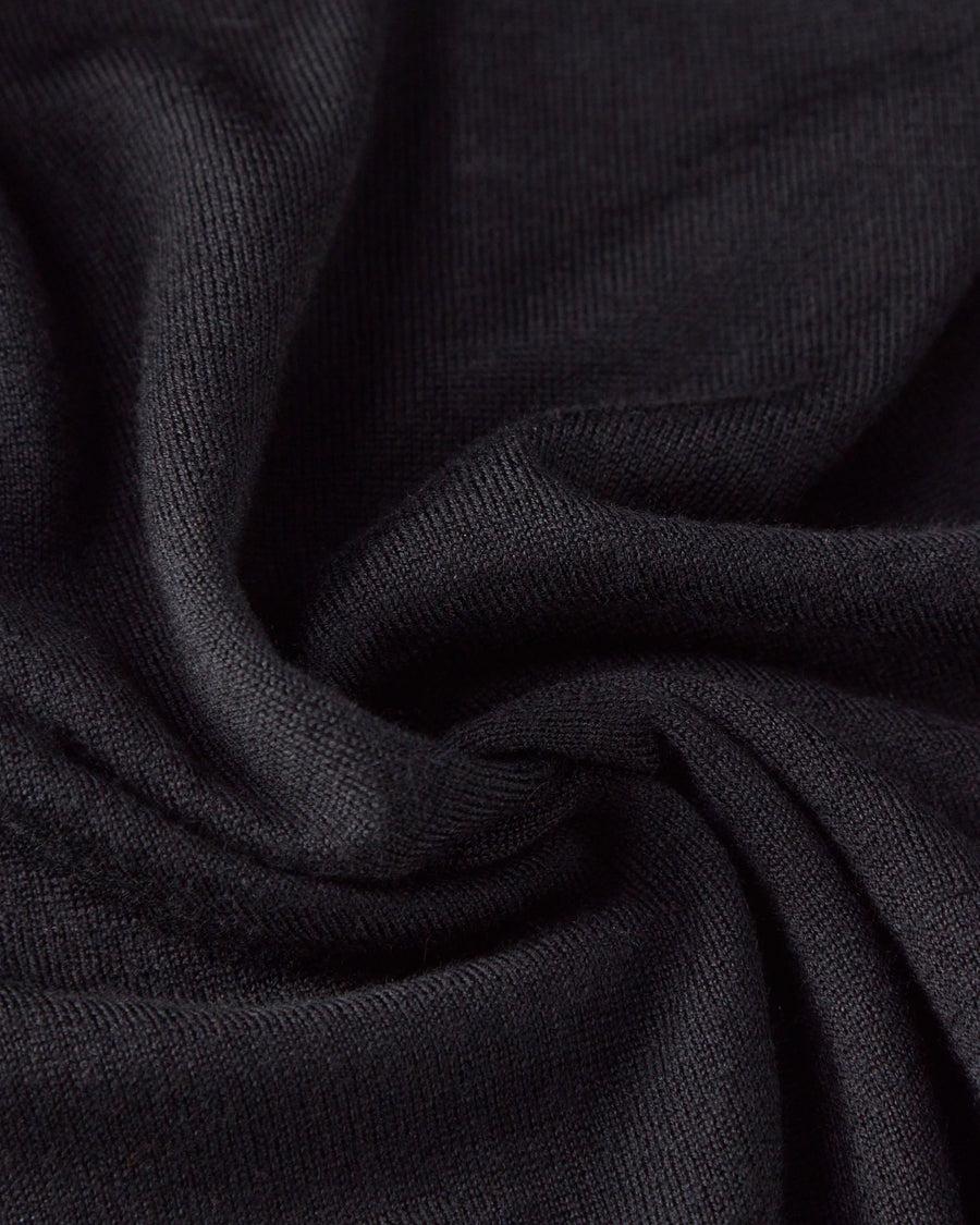 Scaglione R.NECK BOXY FINELUXSOLID BLACK Qualità Garantita