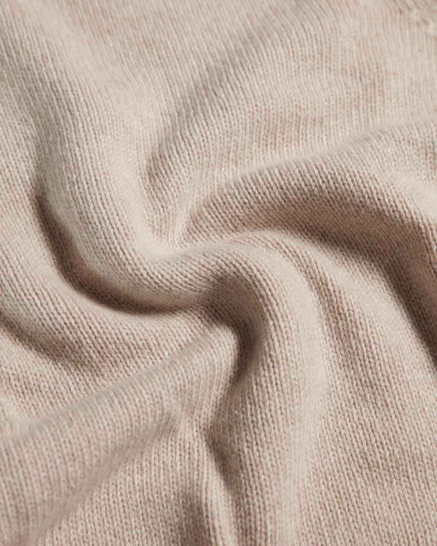 Scaglione ROUND NECK SOFT HYBRID CASHMERE BEIGE Sottocosto
