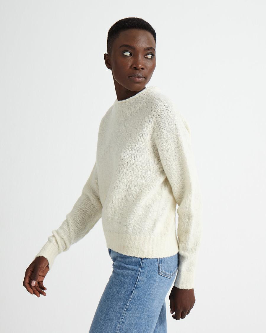 Scaglione BOAT SEAMLESS PUFFED CASHMERE MILK Online