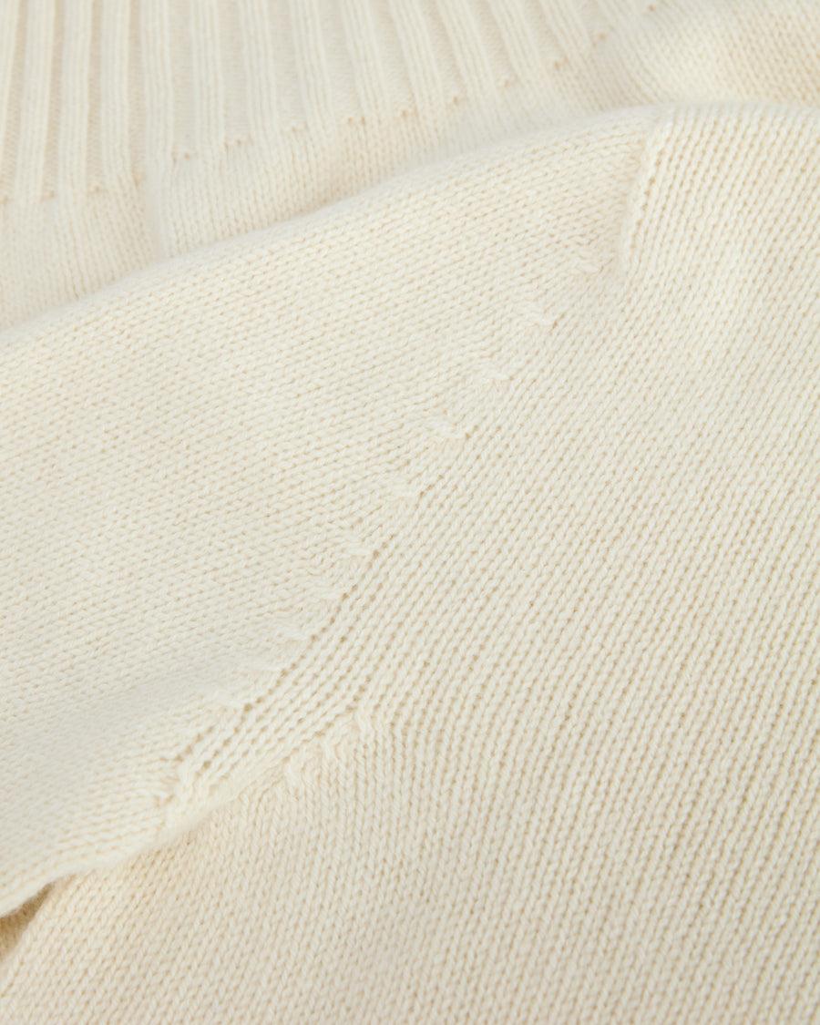 Scaglione ROUND NECK SOFT HYBRID CASHMERE MILK Saldi
