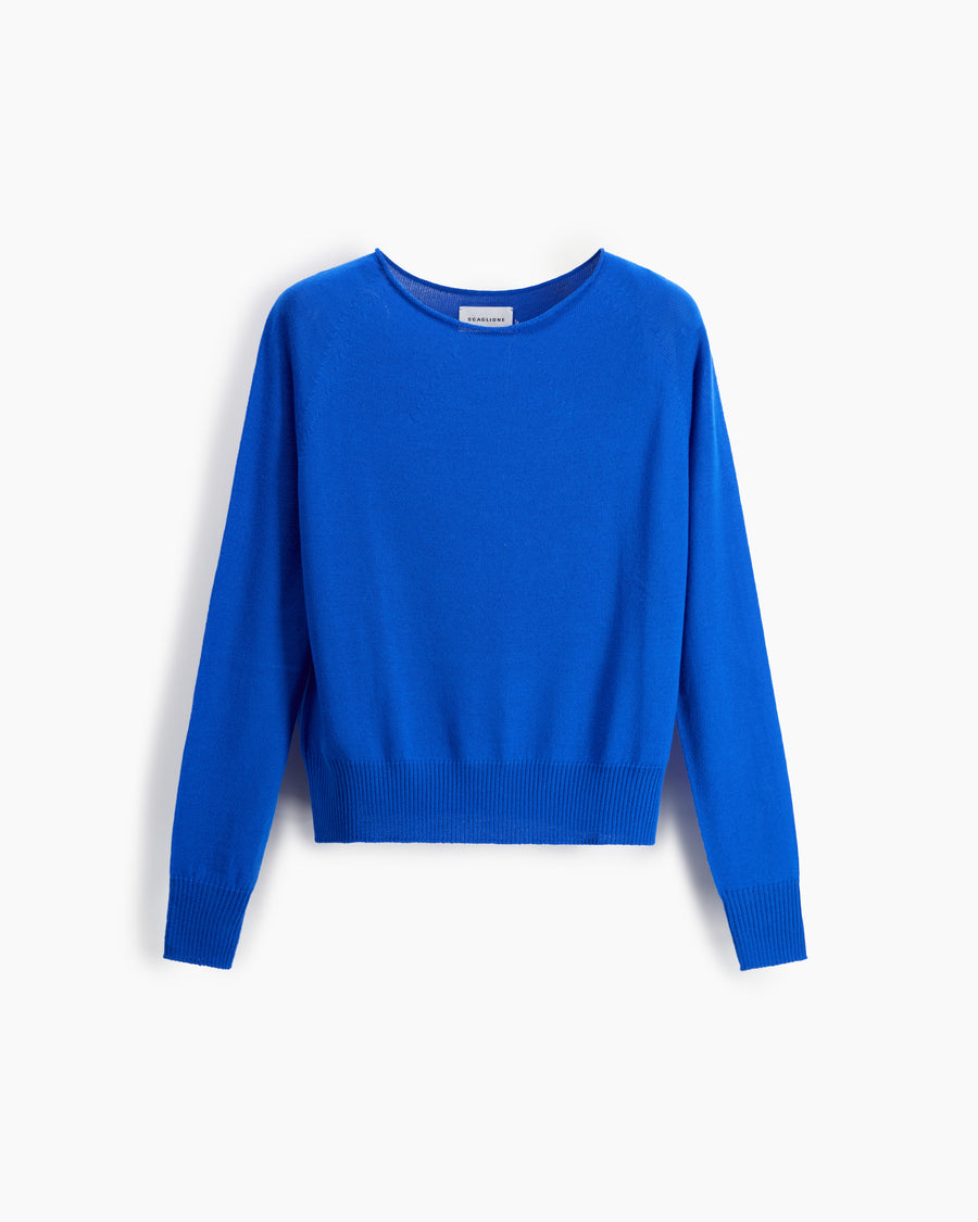 Scaglione BOAT NECK SEAMLESS MERINO LIMONGES Hotsell