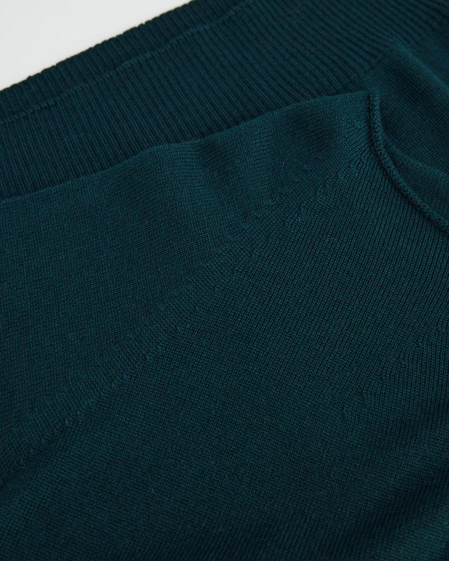 Scaglione BOAT NECK SEAMLESS MERINO FOREST Vendita Calda