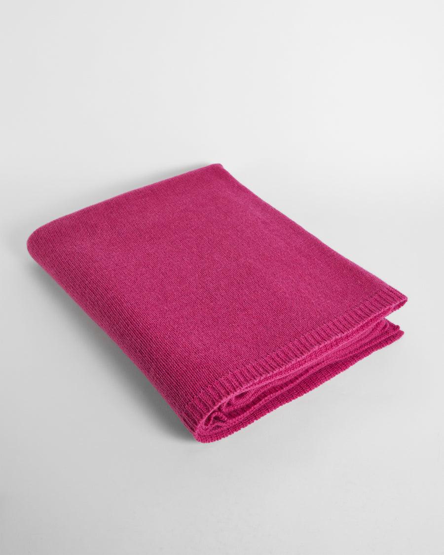 Scaglione PLAID DIVANO CASHMERE 140x200 DAHLIA