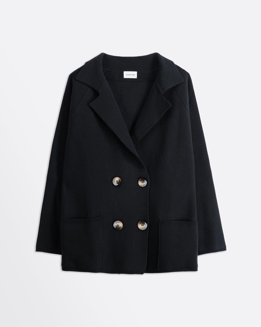 Scaglione BLAZER P.MILANO MERINO BLACK