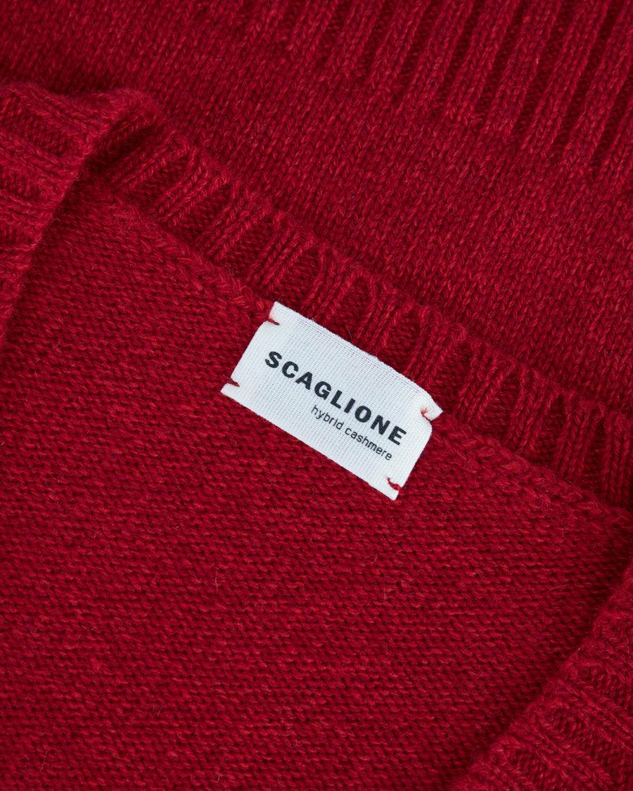 Scaglione GILET SOFT HYBRID CASHMERE RED Offerta natalizia