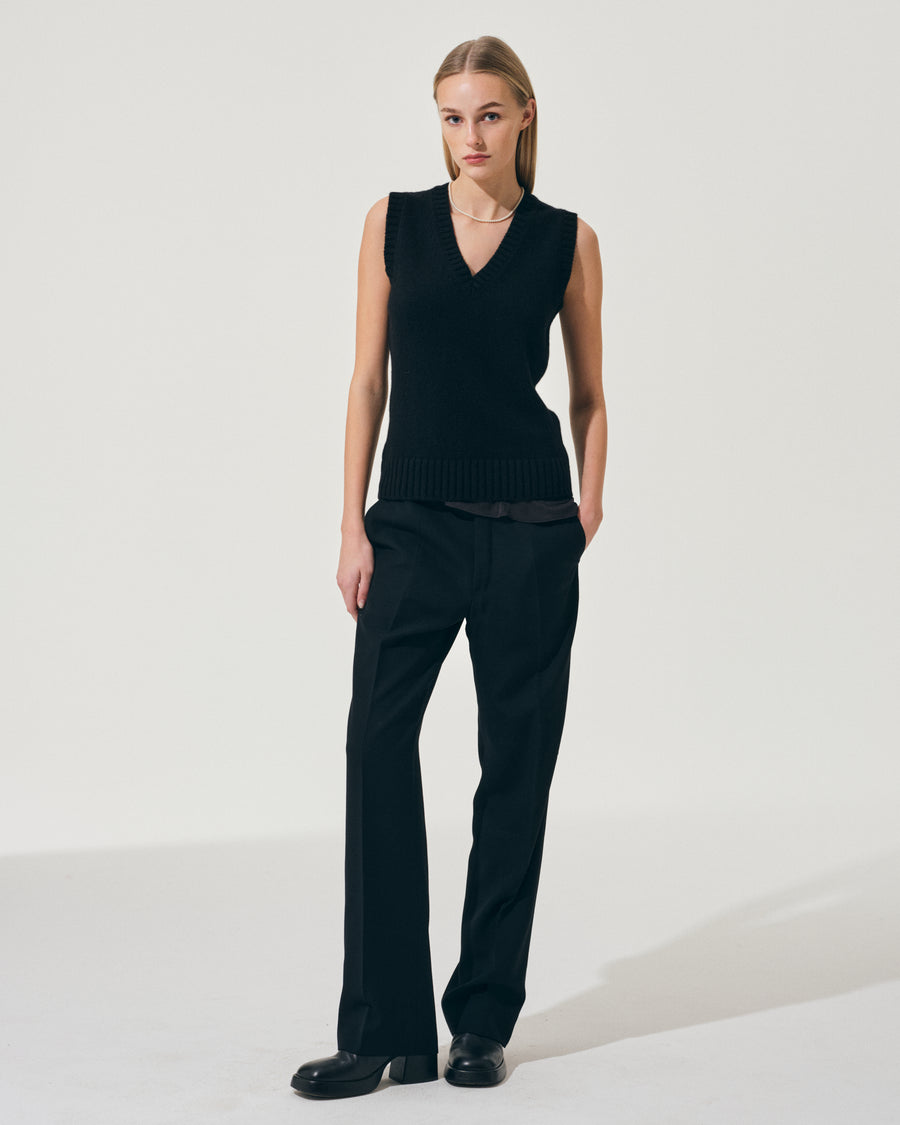 Scaglione GILET SOFT HYBRID CASHMERE BLACK Offerta Pasqua