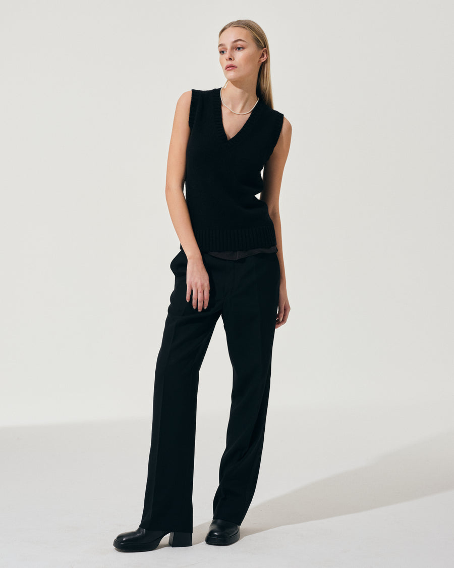 Scaglione GILET SOFT HYBRID CASHMERE BLACK Offerta Pasqua