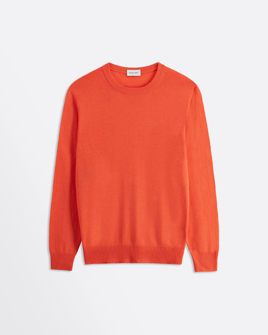 Scaglione ROUNDNECK SEAMLESS MERINO CARROT Offerta Anniversario