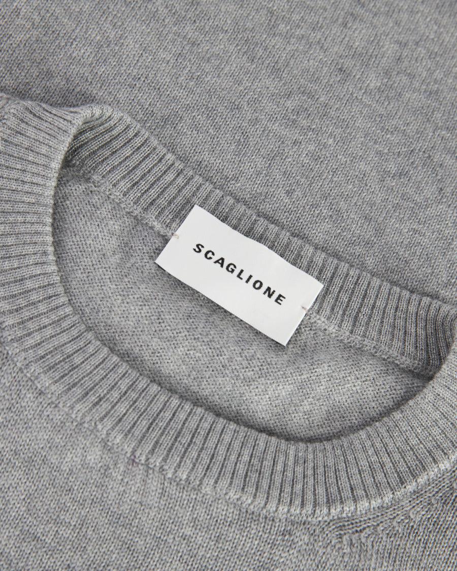 Scaglione ROUNDNECK SEAMLESS MERINO CEMENTO Offerta migliore