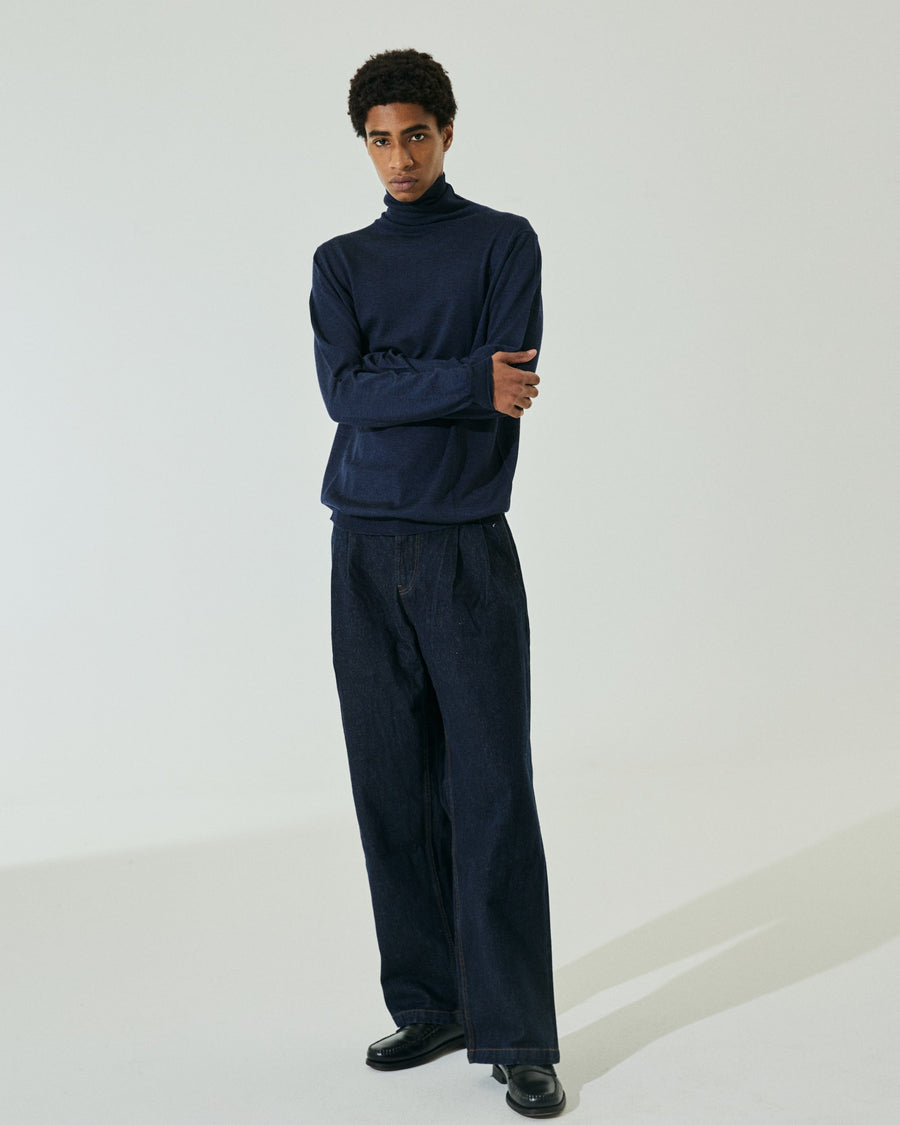 Scaglione TURTLENECK FINELUX NAVY Offerte stagionali
