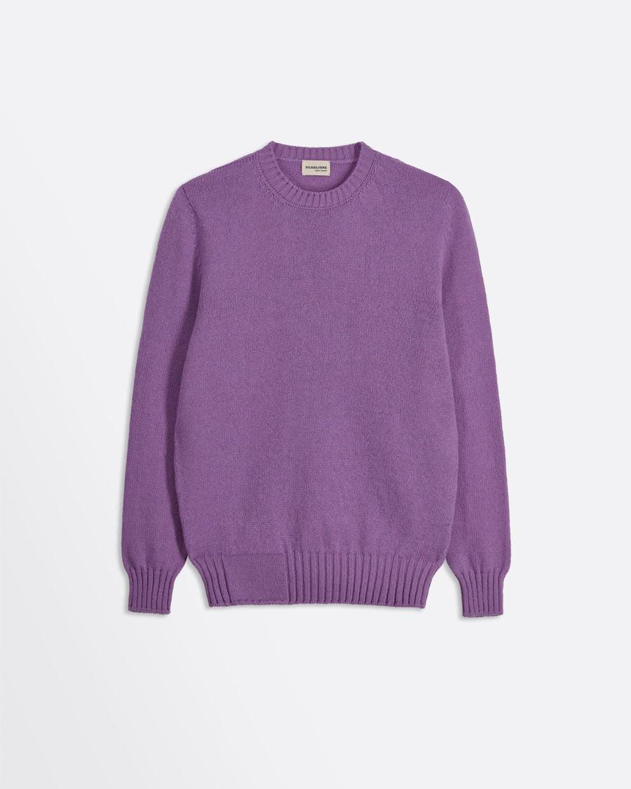 Scaglione ROUND NECK SOFT HYBRD CASHMERE LILAC Offerta settimanale