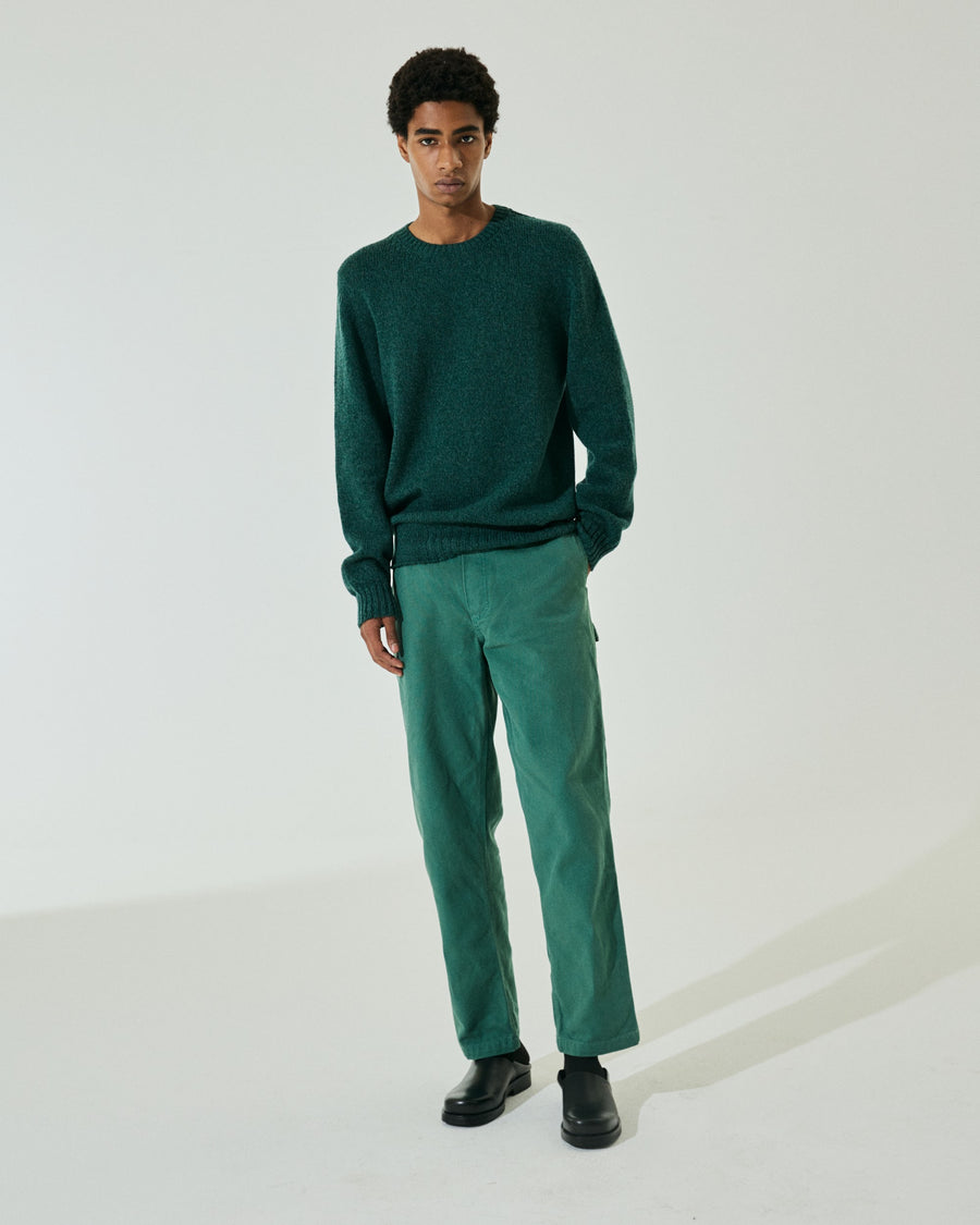 Scaglione ROUNDNECK SEAMLESS SOFTWOOL TEAL Ultimo giorno
