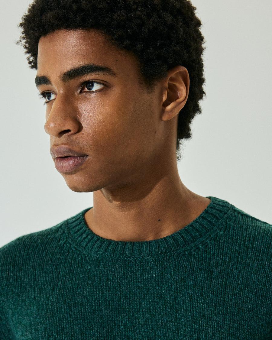 Scaglione ROUNDNECK SEAMLESS SOFTWOOL TEAL Ultimo giorno