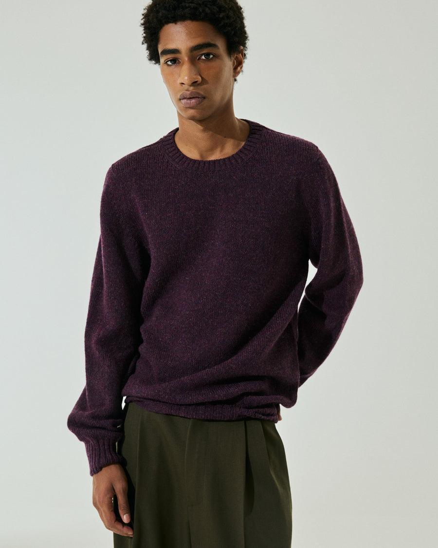 Scaglione ROUNDNECK SEAMLESS SOFTWOOL WINE Promozione temporanea