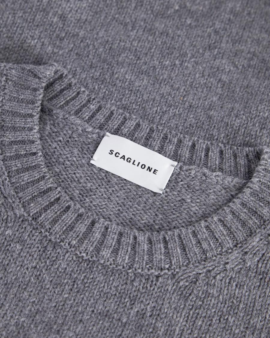 Scaglione ROUNDNECK SEAMLESS SOFTWOOL GREY Fino al 60% di sconto