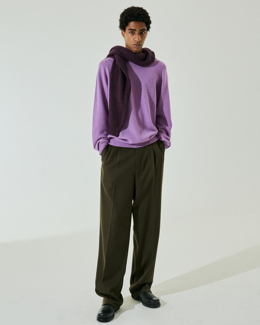 Scaglione ROUNDNECK SEAMLESS HYBRD CASHMERE CASH LILAC Fino al 65% di sconto