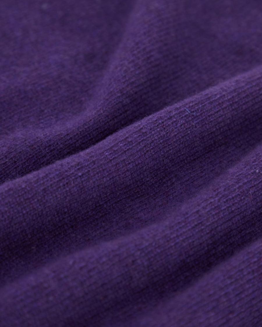 Scaglione ROUNDNECK SEAMLESS HYBRD CASHMERE CASH PURPLE Only for today