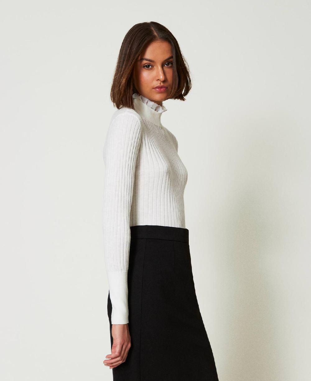 Scee by twin set Maglia lupetto con perline Shopping Online