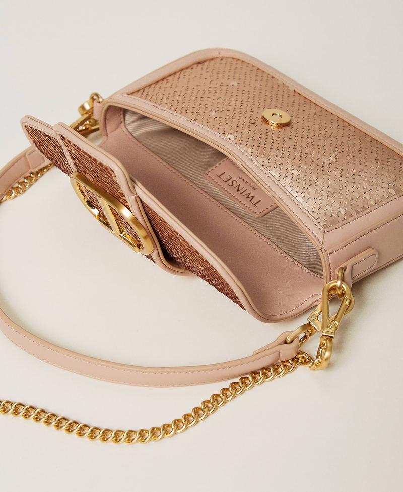 Scee by twin set Borsa a tracolla 'Amie' con paillettes In Saldo