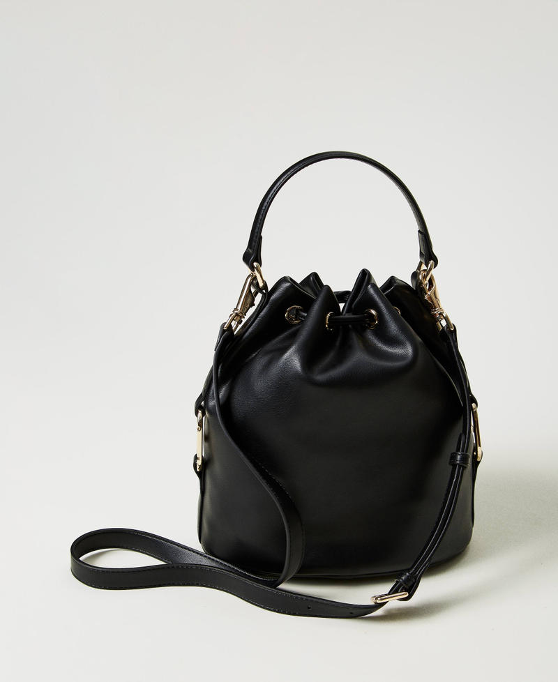 Scee by twin set Borsa a secchiello con fibbia Oval T Moda