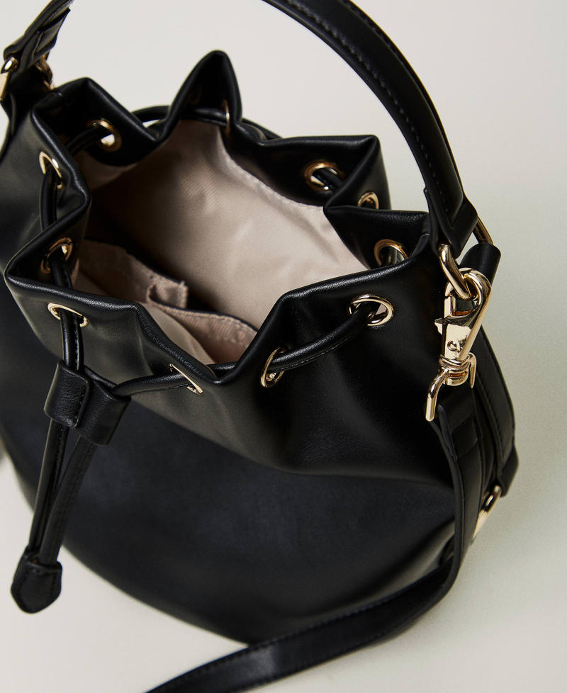 Scee by twin set Borsa a secchiello con fibbia Oval T Moda