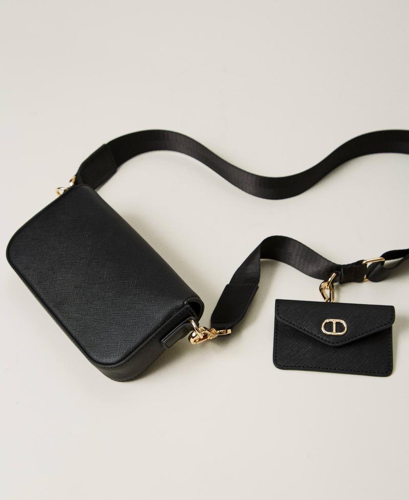 Scee by twin set Mini borsa a tracolla con portacarte Italy
