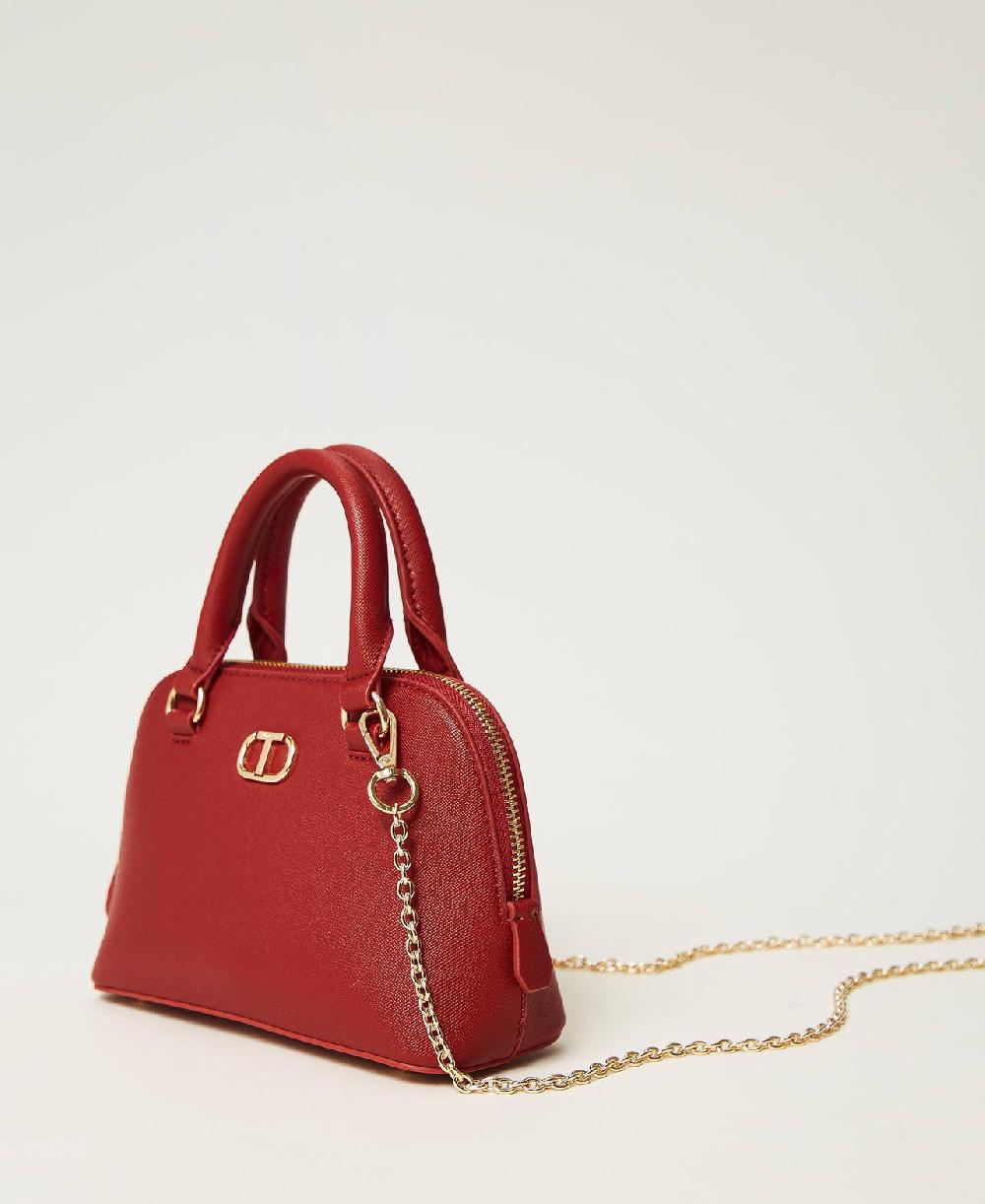 Scee by twin set Mini borsa a tracolla con Oval T Soddisfazione Garantita