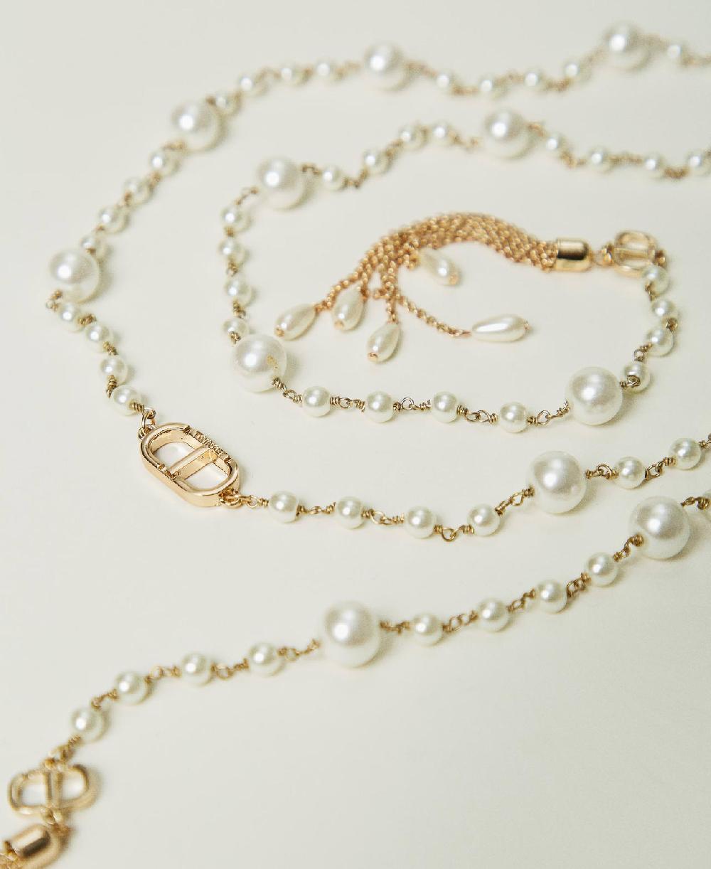 Scee by twin set Collana regolabile con nappe pendenti Affare Del Giorno