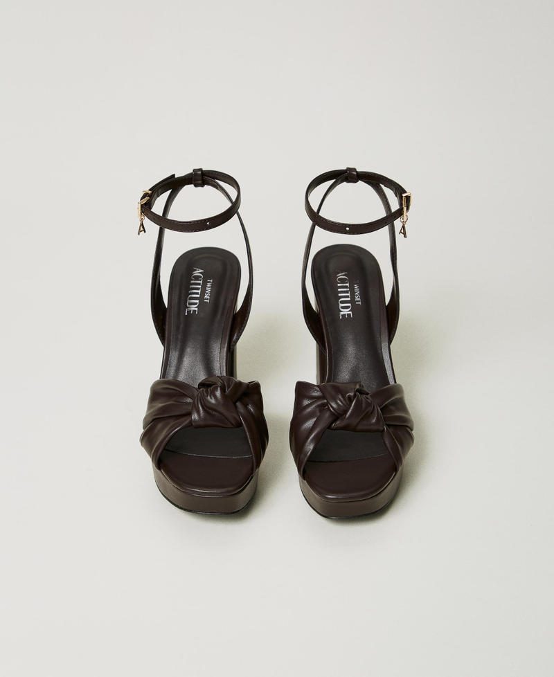 Scee by twin set Sandali platform con nodo Hotsell