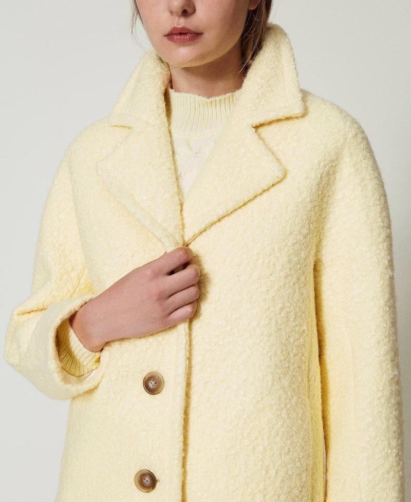Scee by twin set Cappotto in panno arricciato Nuova