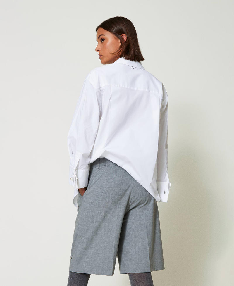 Scee by twin set Shorts con ricami a mano 2025