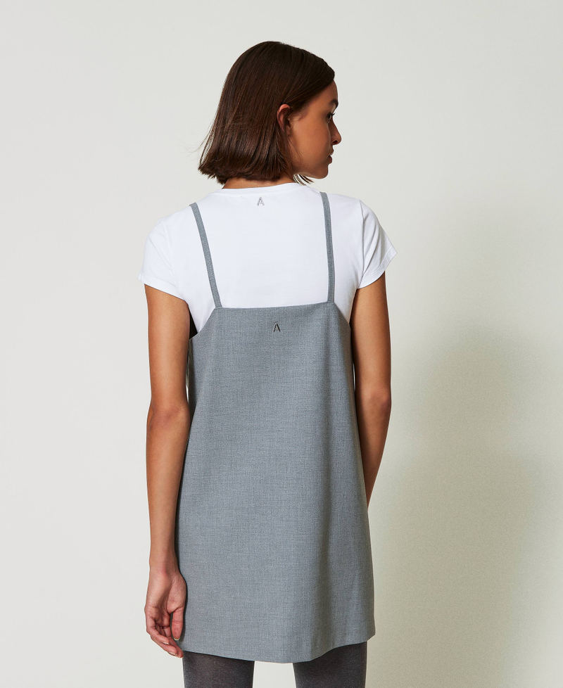 Scee by twin set Abito corto con ricami e T-shirt 2025