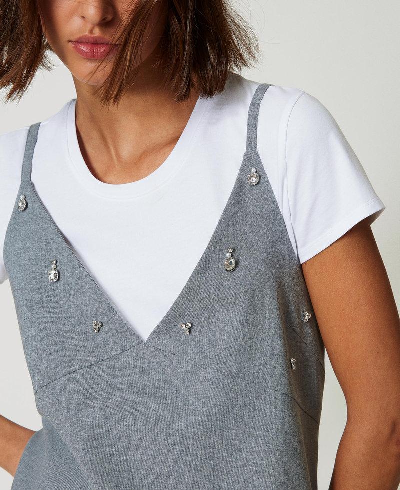 Scee by twin set Abito corto con ricami e T-shirt 2025