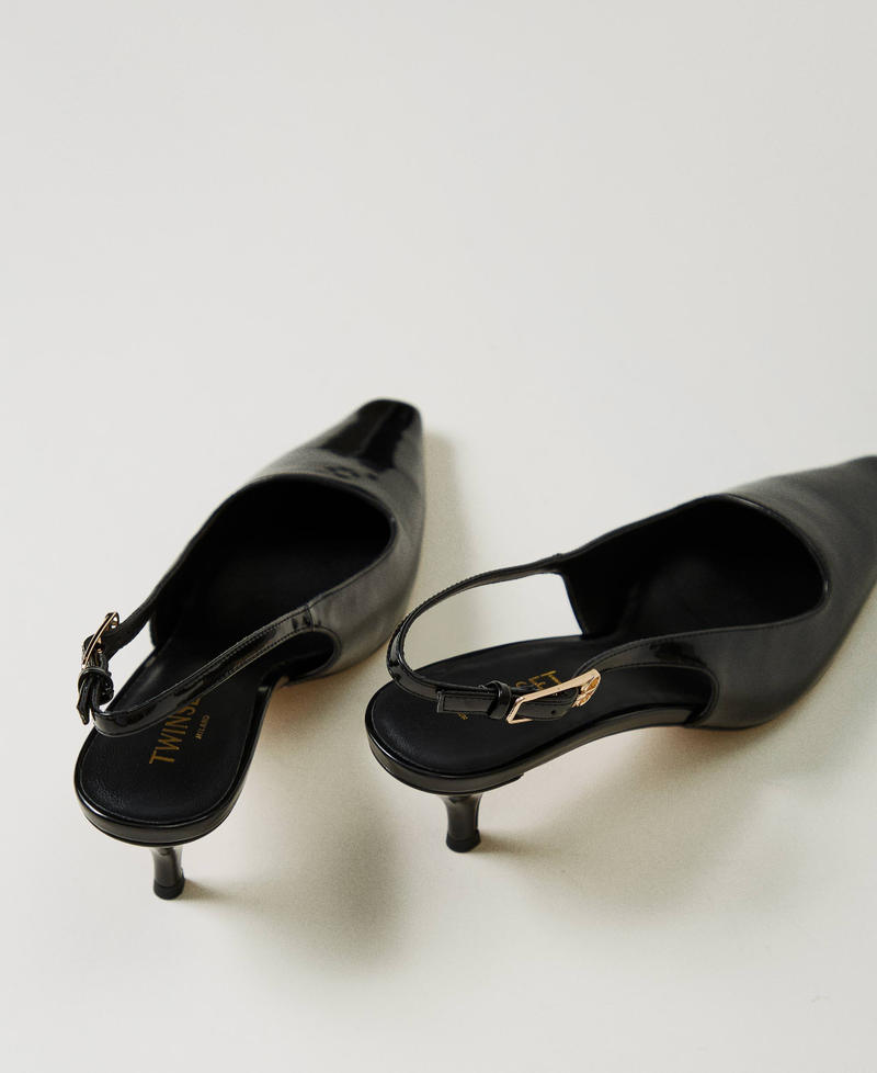 Scee by twin set Décolleté sling back in vernice Affare Del Giorno