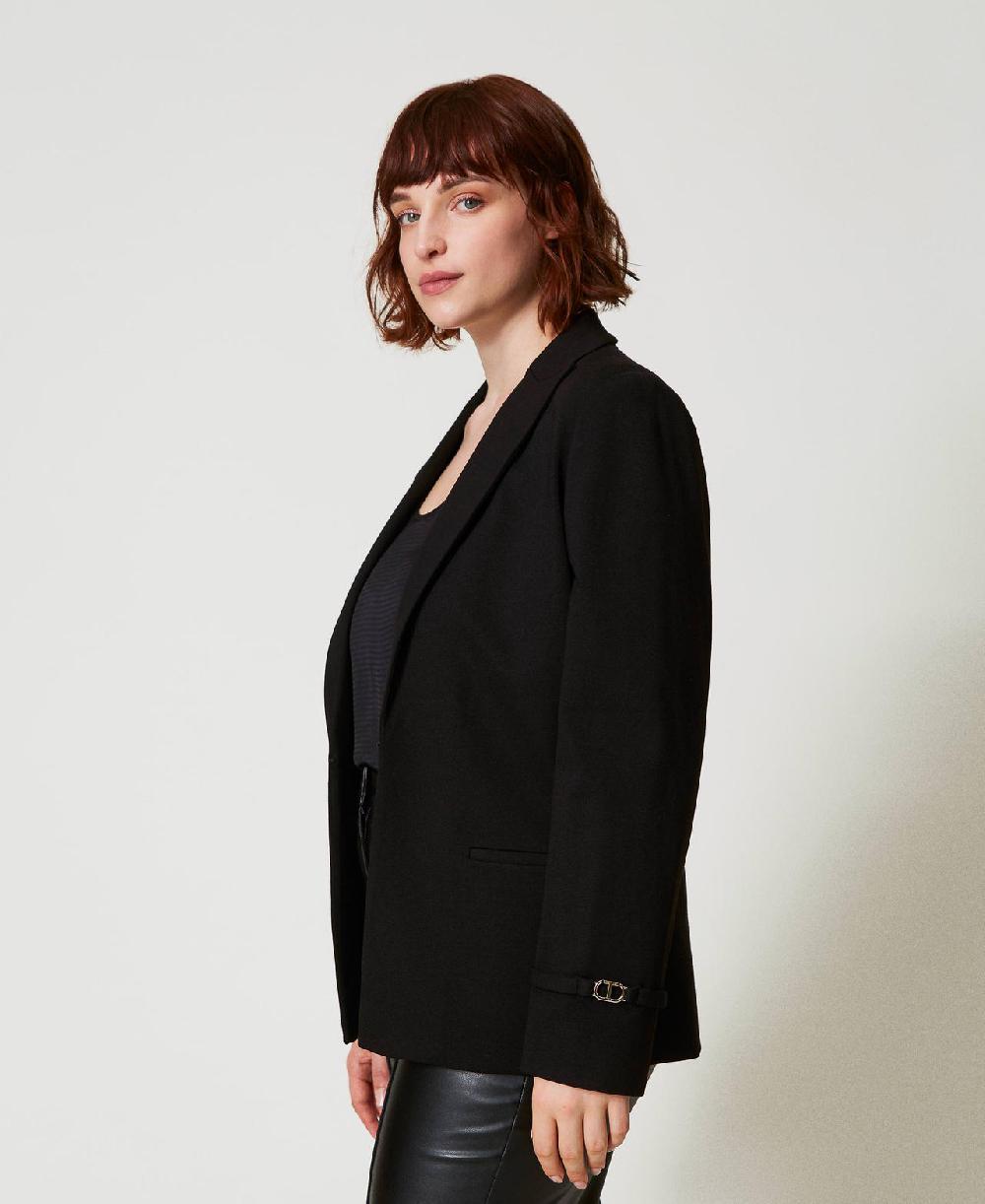 Scee by twin set Giacca blazer con cinturino Oval T Offerta