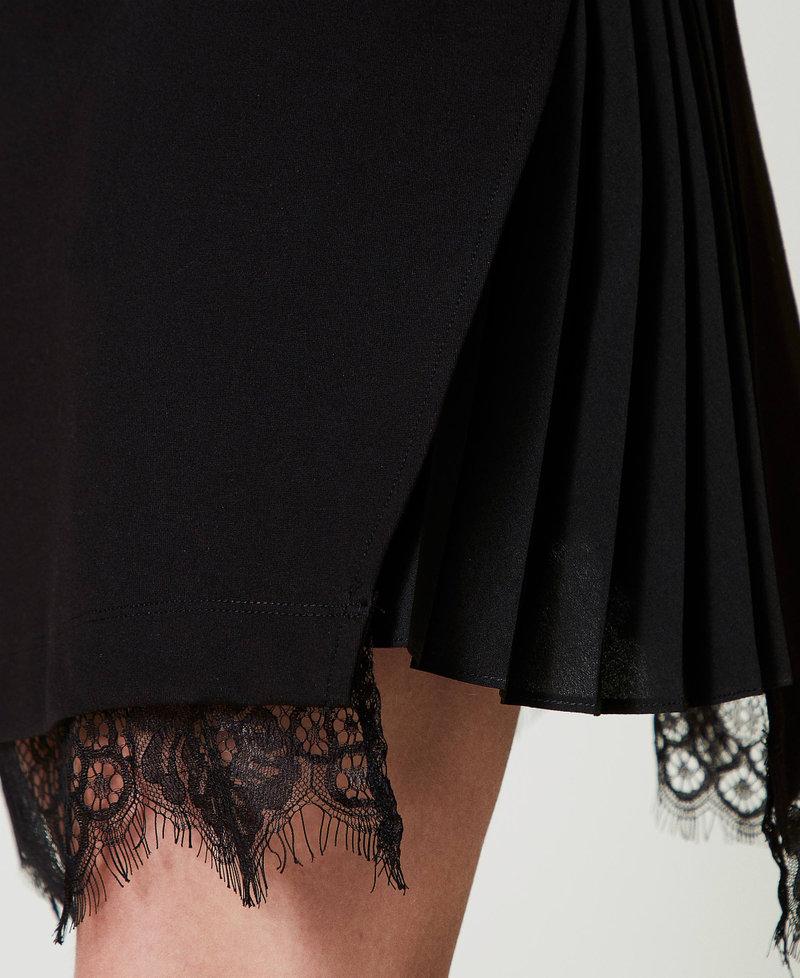 Scee by twin set Abito corto con pizzo Hotsell