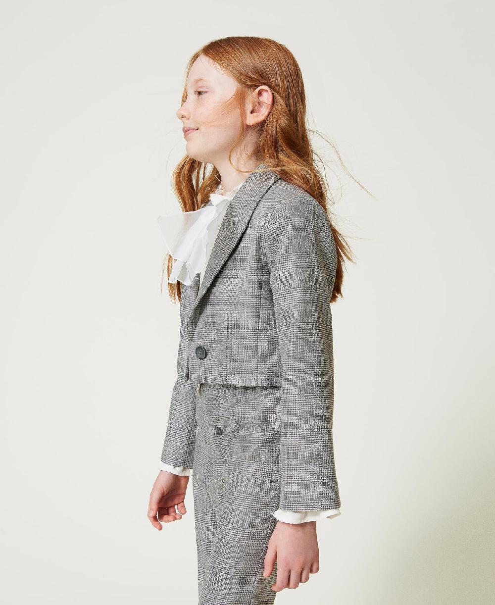 Scee by twin set Giacca spencer in principe di Galles Nuovo